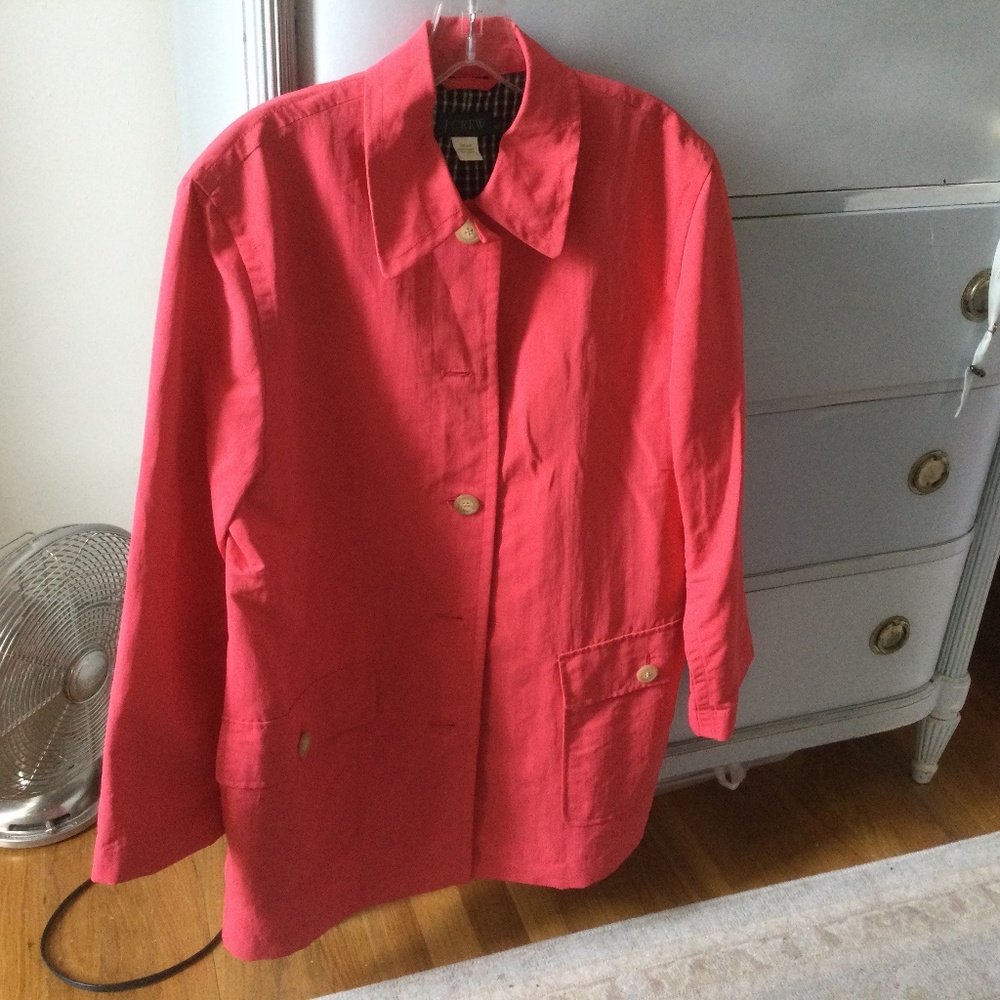 J Crew Nylon Rain Jacket S